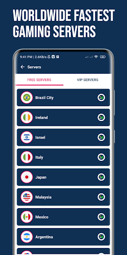 Screenshot Singapore Gaming VPN -Low Ping