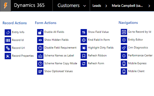 Dynamics 365 Power Pane