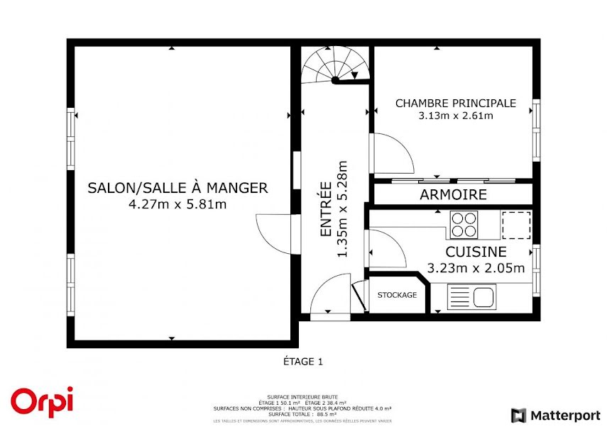 Vente duplex 4 pièces 91 m² à Asnieres-sur-seine (92600), 435 000 €