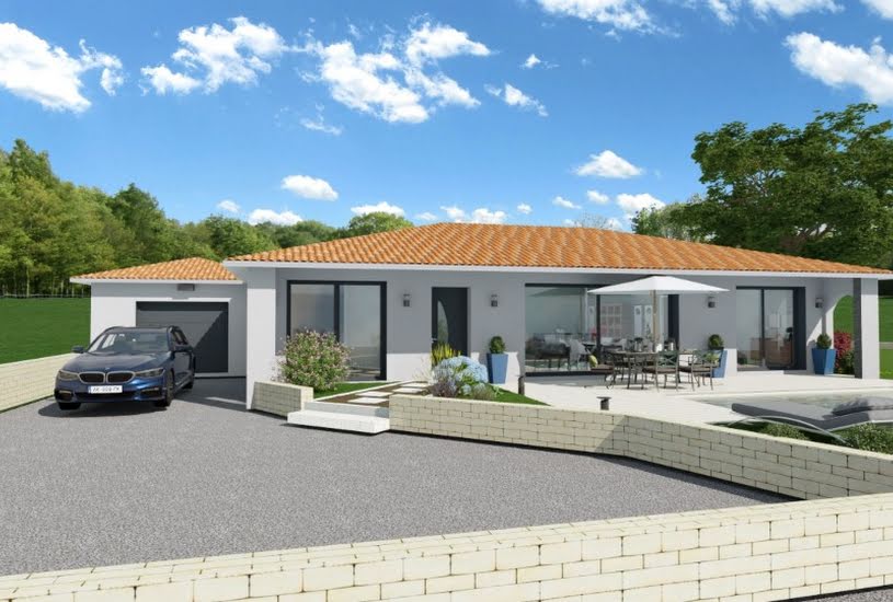  Vente Terrain + Maison - Terrain : 1 000m² - Maison : 100m² à Tramoyes (01390) 