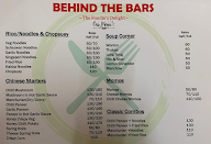 Cafe Behind The Bars menu 1