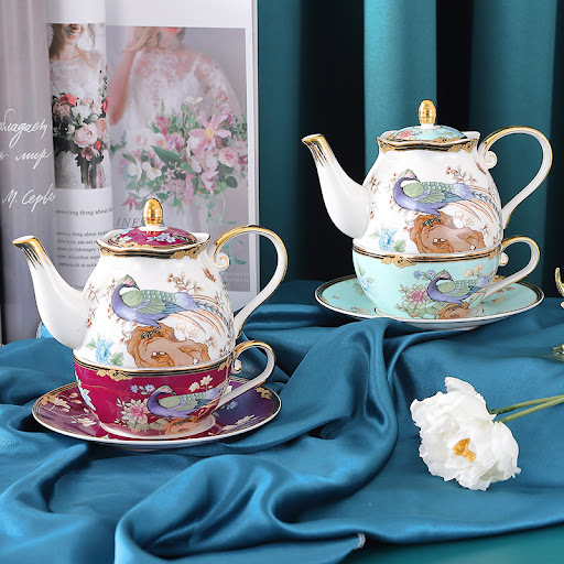 Title 8, Luxurious Ceramic Child and Mother Afternoon Te...