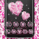 Coeur Rose Thème de Téléphone du Diamant icon