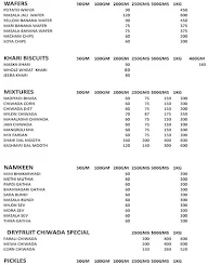 Ramanlal Vithaldas & Co Mewawala menu 5