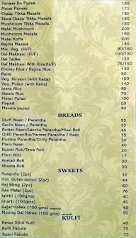 Raj Bhog menu 1