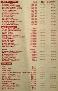 Darvesh Corner menu 6