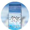 Descargar Theme for HTC u11 cute penguins on the ic Instalar Más reciente APK descargador