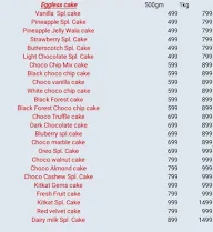 Cake Point 24x7 menu 1