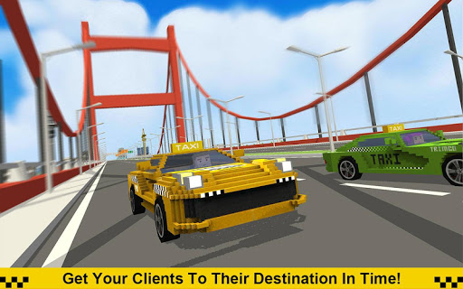 Crazy Taxi Driver American Blocky Cab