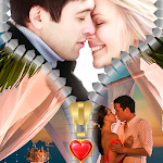 Cover Image of Download Love Couple Zipper Lock Screen 1.3 APK