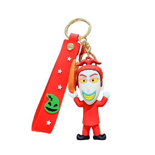 Title 4, Halloween Spoof Doll Keychain Cartoon Funny Sch...