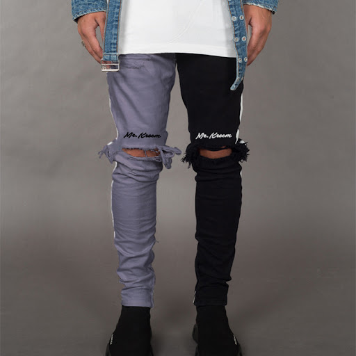 Black and purple