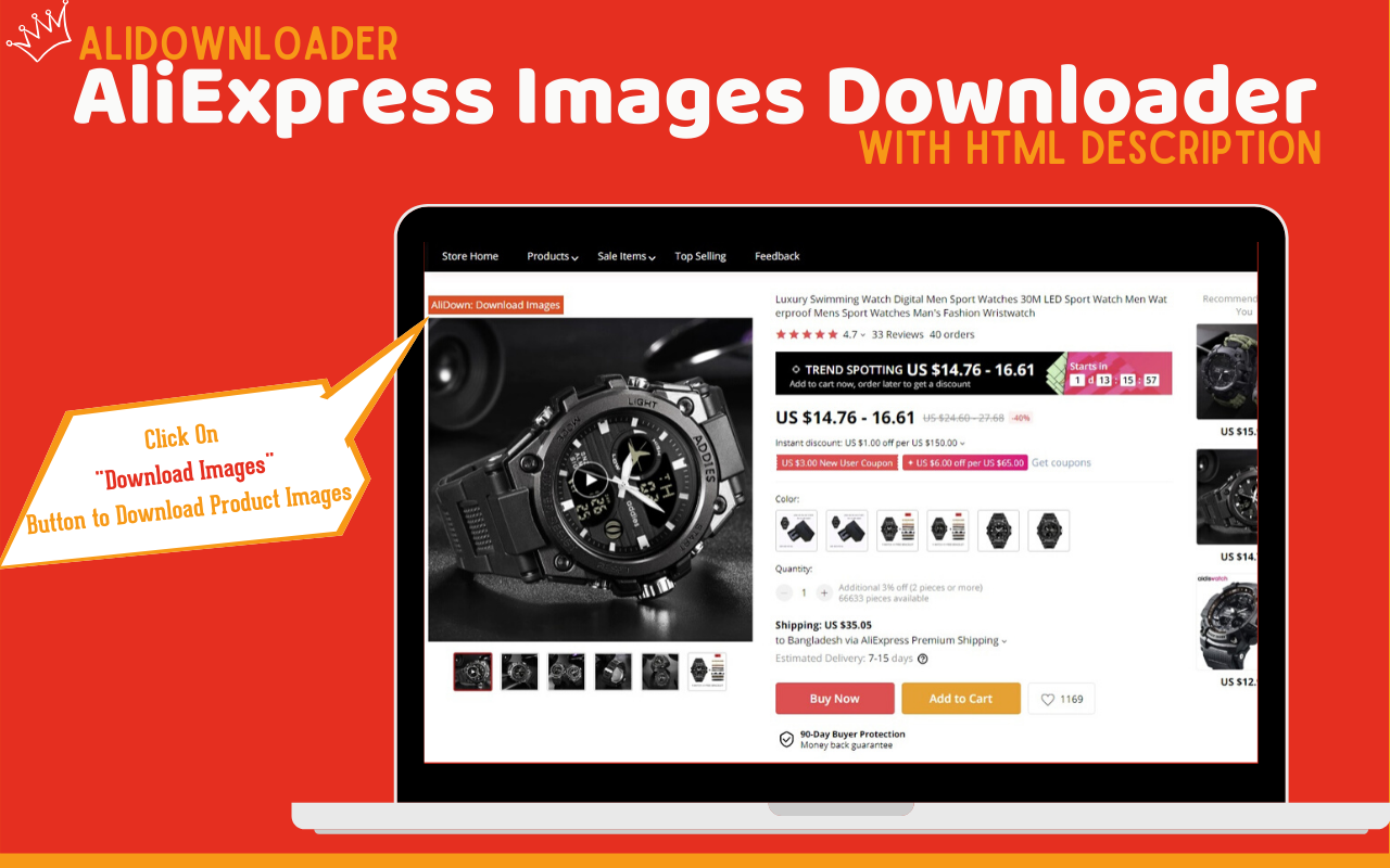 Aliexpress Product Image Downloader Preview image 1