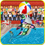 kids Pool Party & Dolphin Show Apk