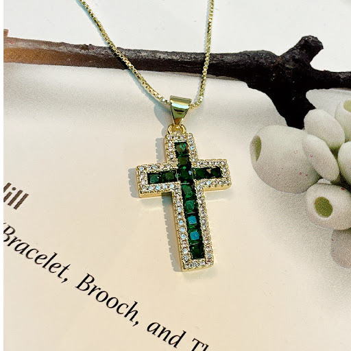 Title 9, European and American Fashion Copper Micro Inla...