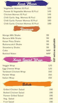 Xomocafe menu 2