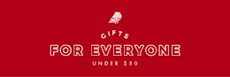 Gifts for Everyone Under $50 - Email Header item