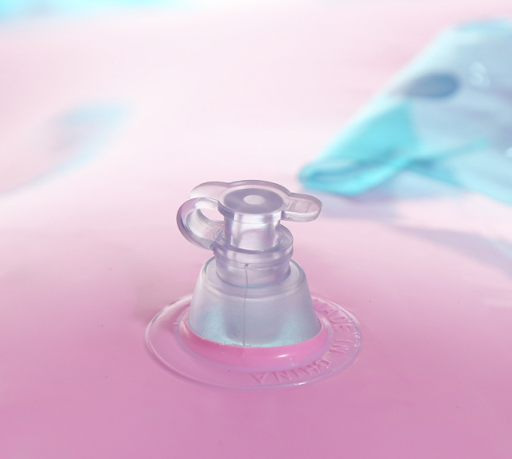 Title 4, Inflatable Jellyfish Swimming Ring with Sequins...