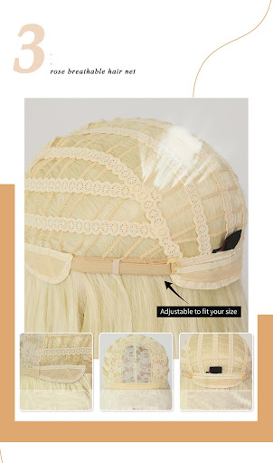 Title 7, Womens Wig European and American Style Bangs L...