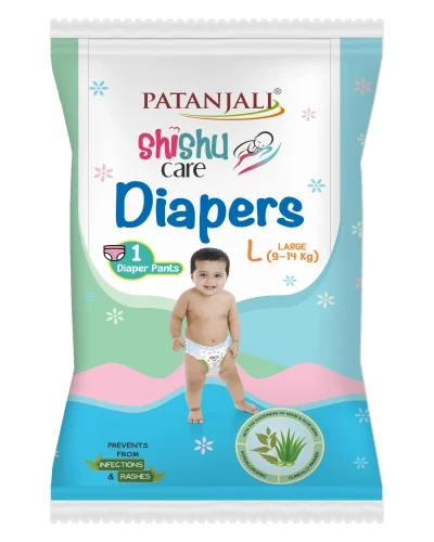 Patanjali Shishu Care Baby Diaper (Large-1) - 30 gm