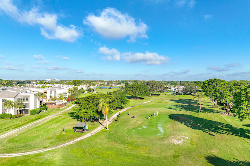 Golf course with residential buildings in this luxury apartment / penthouse for rent in Naples ($1,675)