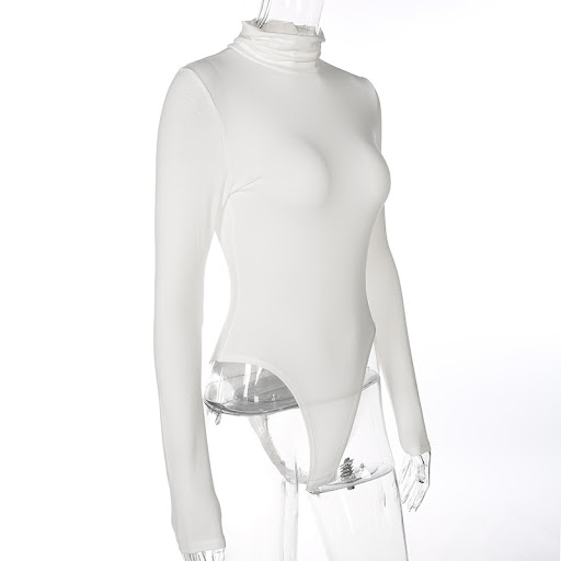 Title 12, Slim-fit base high-neck jumpsuit