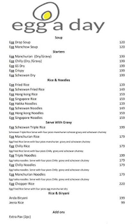 Egg A Day menu 1