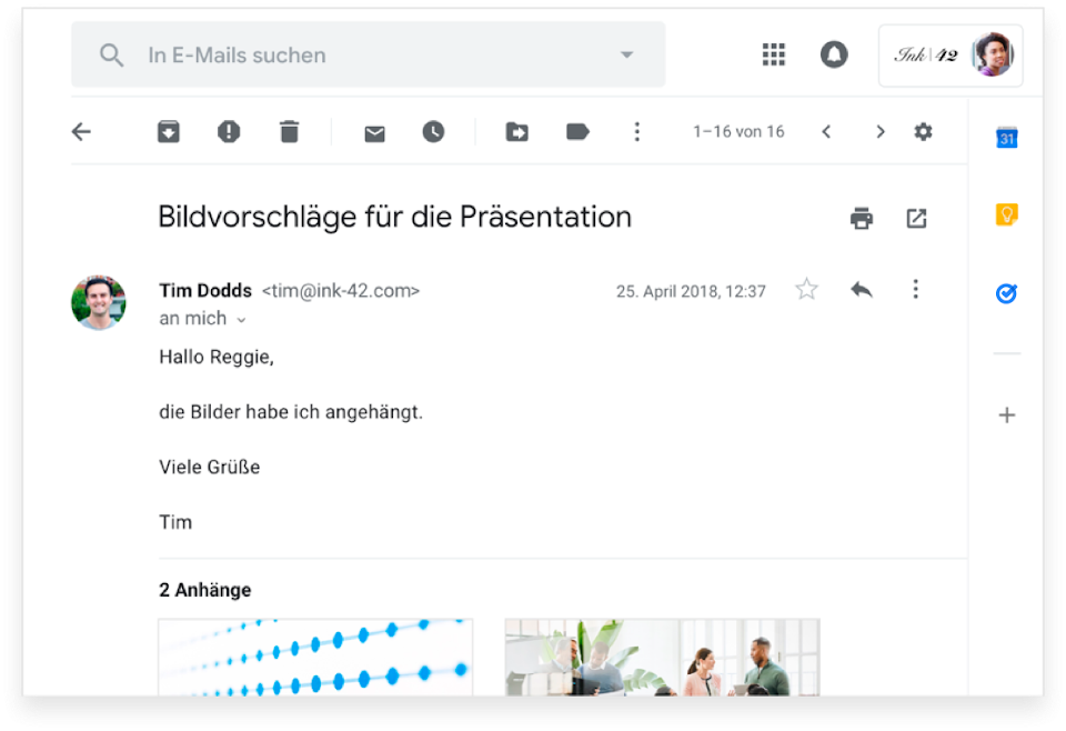 Individuelle E-Mail-Adressen