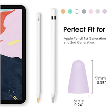 8Pcs Protective Case Apple Pencil 1 2St Pen Point Stylus Touchscreen Protector Iphone Silicone