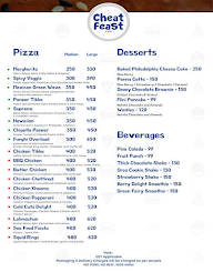 Cheat Feast menu 2