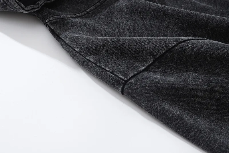 Title 7, Amerikaanse Hip-hop Worn Wash Hoodie Loose, rel...