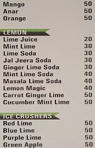 Dum Chai menu 3