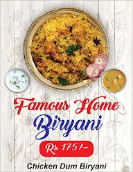 Famous Home Biryani menu 1
