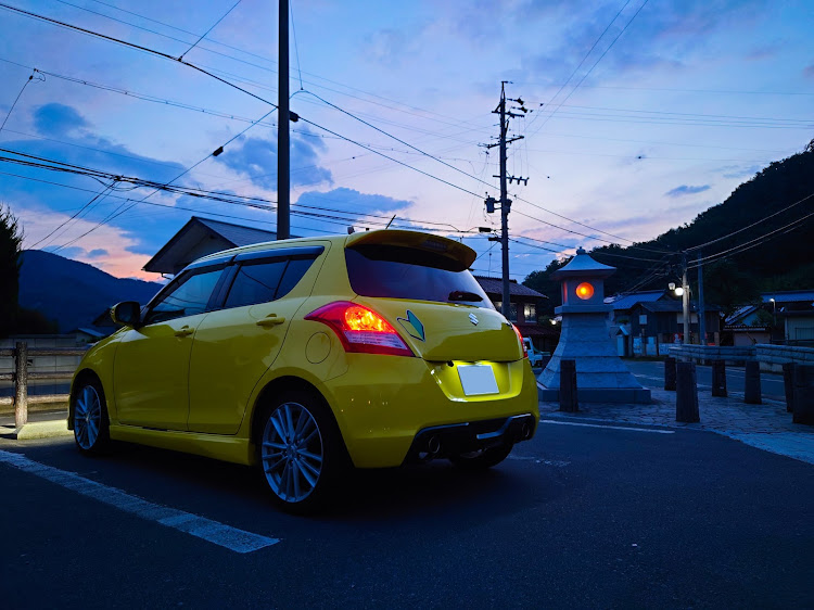 スイフトスポーツの生存報告・近場ドライブ・8月もよろしくお願いします・洗車に関するカスタム事例の投稿画像2枚目