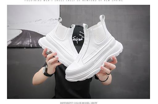 Title 3, Thick-soled High-top Casual Boot Set Experience...