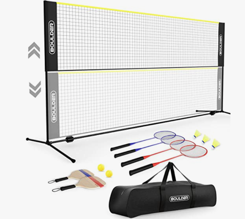 Three-in-One Volleyball/Badminton/Pickleball Set