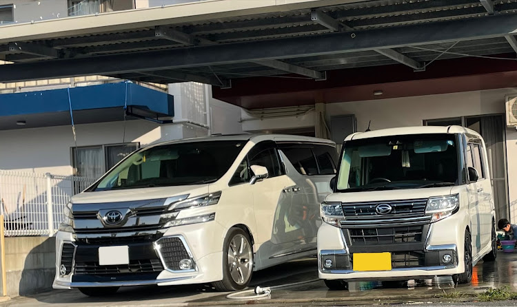 ヴェルファイアの洗車、コーティング・3月もよろしくお願いします・春ですね・マフラーに関するカスタム事例の投稿画像1枚目