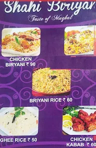 Shahi Biryani menu 1