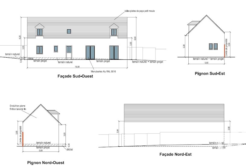  Vente Terrain à bâtir - 525m² à Fontenay-Saint-Père (78440) 