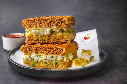 Grilled Paneer Potato Sandwich (Serves 1)