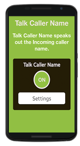 Automatic Caller Name Talker