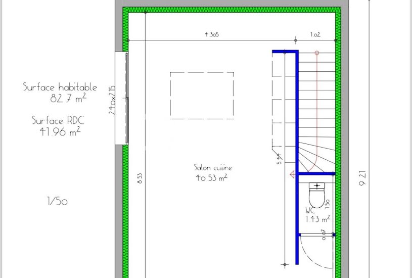  Vente Terrain à bâtir - 700m² à Arzay (38260) 