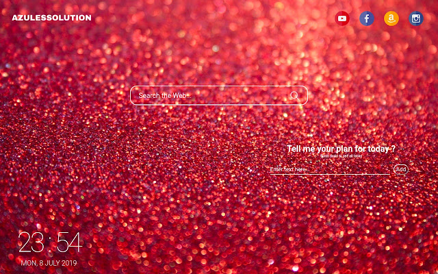 Glitter Wallpaper - New Tab Theme