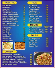 Paratha Wali menu 1