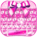 تنزيل Diamond Pink Bow Keyboard Theme التثبيت أحدث APK تنزيل