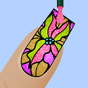 Nails Glitter Color by Number-Nail Polish 1.0 APK Descargar