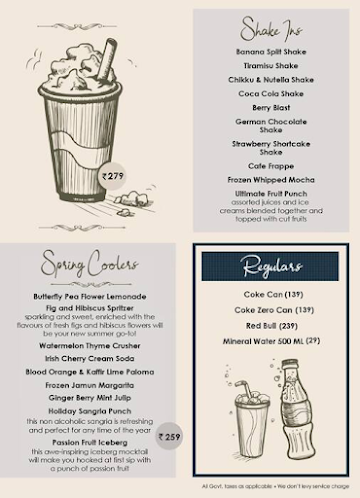 cafetaria & Co menu 