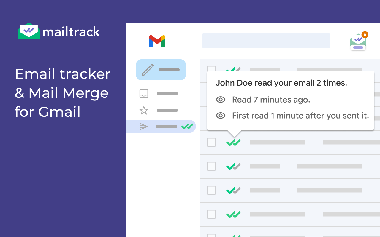 Email Tracker for Gmail, Mail Merge-Mailtrack Preview image 3