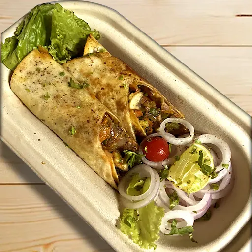 Paneer Khurchan Kathi Roll