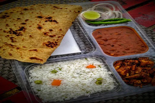 Punjabi Rajma Chawal Thali